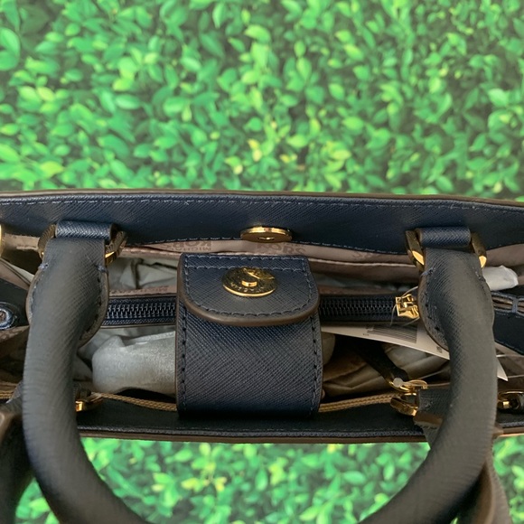 Hailee Michael Kors Xs Satchel Navy Floral - Picture 8 of 8